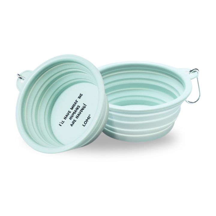 Hopfällbar Mat & vattenskål för hund, CarryMe!