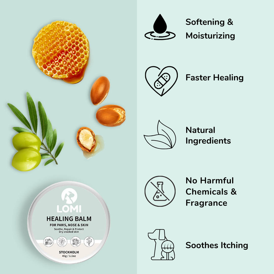 100% Naturlig Tassalva för Hund & Katt - Healing Balm